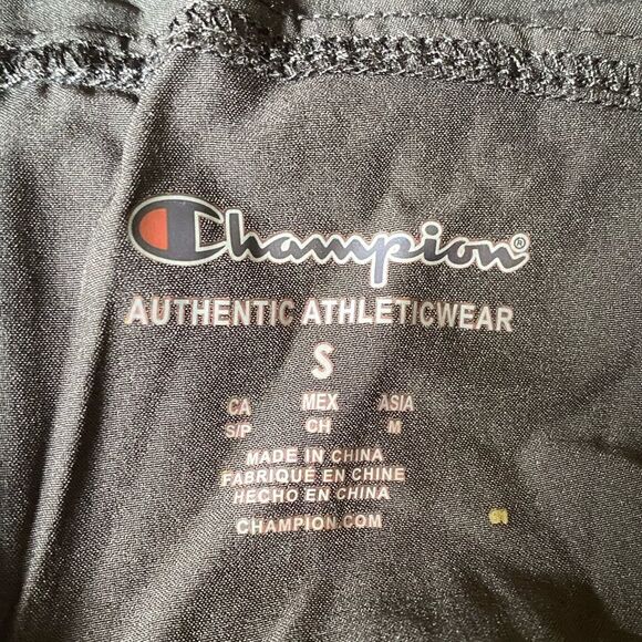 NWT Champion Athletic Sweatpants Women's Size S Moisture Wicking Pants Black - Picture 16 of 16